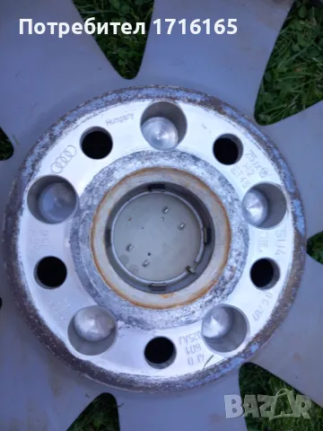 AUDI Оригинални алуминиеви джанти с гуми , снимка 4 - Гуми и джанти - 47727084