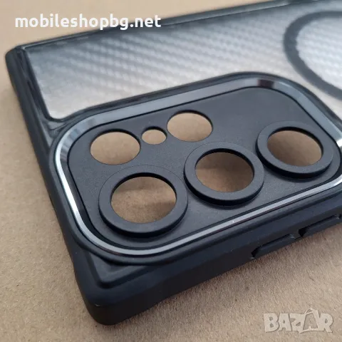 Samsung Galaxy S24 Ultra гръб MagSafe удароустойчив CARBON , снимка 2 - Калъфи, кейсове - 50398696