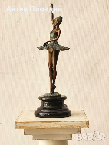 Бронзова статуетка балерина – Milo, France, снимка 7 - Статуетки - 51656588