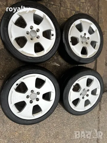 5х112 17 Джанти Ауди А3 Фолксваген Голф Кади Шаран Шкода Октавия Сеат Леон Алхамбра 5x112 , снимка 4 - Аксесоари и консумативи - 49766651
