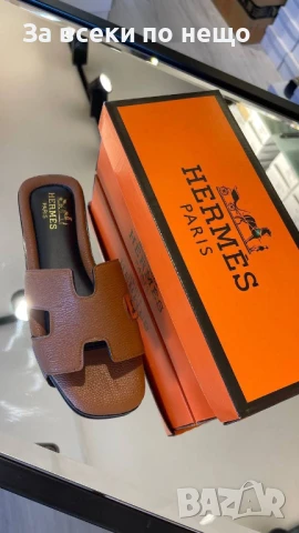 Hermes Дамски Летни Ежедневни Чехли Хермес - 2 Налични Цвята Код E635, снимка 5 - Чехли - 51001258