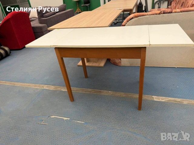 270322   трапезна разтегателна  маса 150/60 см -цена 15 евро или 29.34 лв  smr   -разтегателна , кра, снимка 2 - Маси - 53992373