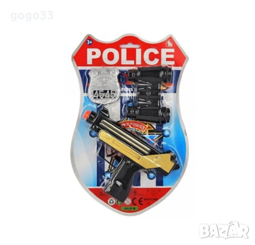 полицейски комплект за деца, снимка 2 - Играчки за стая - 50760519