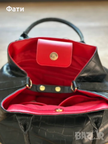 Чанта Valentino черна , снимка 5 - Чанти - 50630827