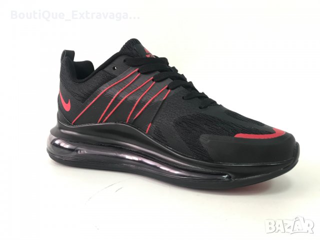 Мъжки маратонки Nike Air Max 720 Flywire Black/Red !!!, снимка 2 - Маратонки - 34183130