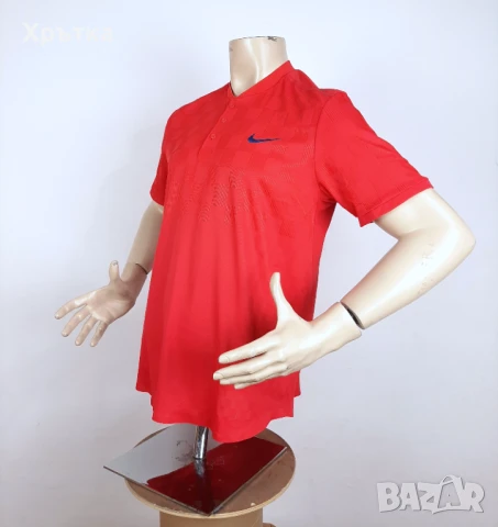 Nike Tennis Court Advantage - Оригинална мъжка тениска с яка р-р L, снимка 3 - Тениски - 51019706