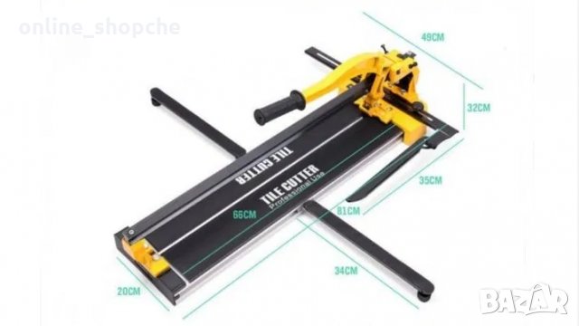 Релсова машина за рязане на плочки, фаянс, теракот с лазер 3 размера, снимка 2 - Измервателни инструменти - 30221128