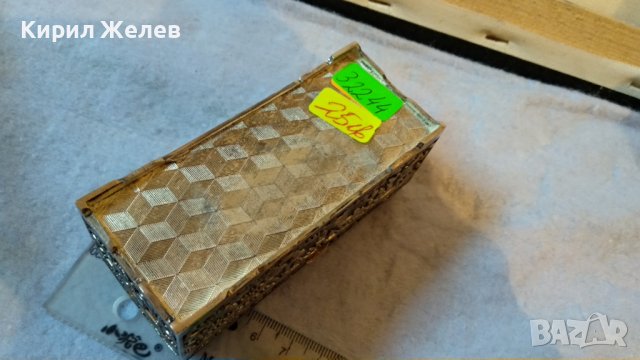 СТАРА ПОСРЕБРЕНА БОГАТО ТРАДИЦИОННО ОРНАМЕНТИРАНА БРОНЗОВА РЕТРО КУТИЙКА за БИЖУТА с ПЛЮШ 32244 , снимка 5 - Други ценни предмети - 38258917