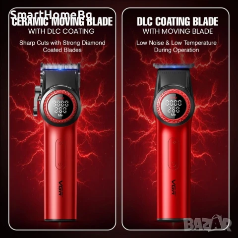 Професионален комплект за бръснене VGR V-001PRO и V-977, снимка 5 - Машинки за подстригване - 50399732