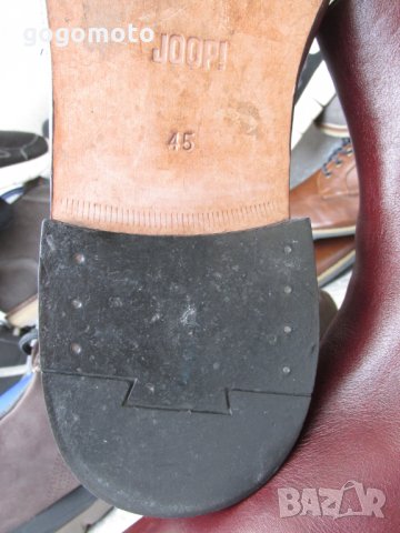КАТО НОВИ Небрежно официални,висококачествени, луксозно - ежедневни мъжки боти 44 - 45 original JOOP, снимка 16 - Мъжки боти - 31370832