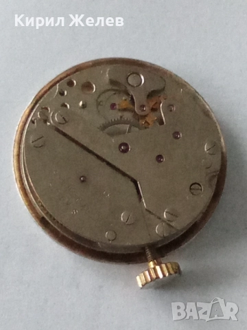 Механизъм с циферблат от стар ръчен часовник 52051, снимка 4 - Мъжки - 52260666