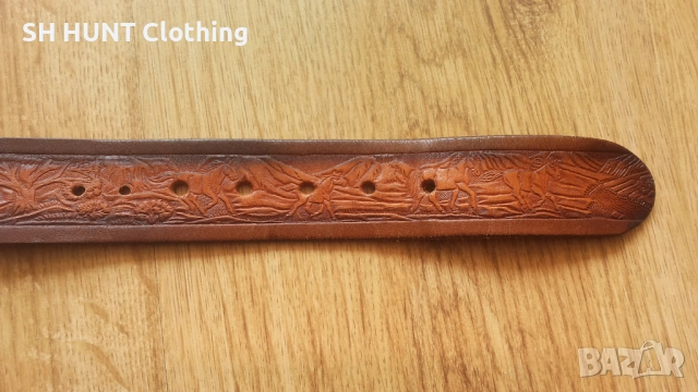 BELT LEATHER MADE IN USA размер S / M колан естествена кожа - 1958, снимка 6 - Колани - 53235933
