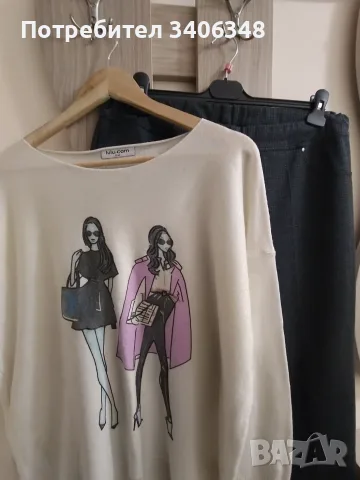 Блуза( туника). Размер XL/ XXL, снимка 4 - Блузи с дълъг ръкав и пуловери - 56544451