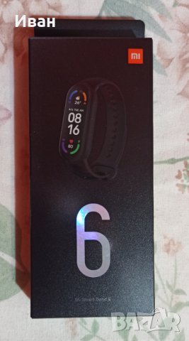 Xiaomi MI Smart band 6 Нови !!!, снимка 1 - Смарт гривни - 42898966