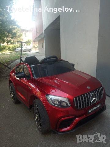 Продавам детска електрическа кола тип SUV – стилен модел с визия на Mercedes AMG, в отличен вид., снимка 9 - Детски велосипеди, триколки и коли - 53905134