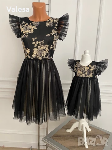 Комплект рокли мама и бебе, снимка 3 - Рокли - 50232297