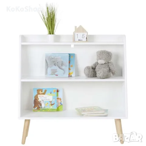Детска етажерка 80х28х80 см.,етажерка за играчки и аксесоари, снимка 2 - Мебели за детската стая - 50437311