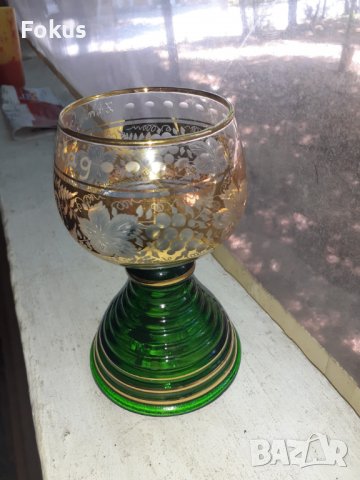 Невероятна кристална музикална свиреща чаша за вино, снимка 2 - Антикварни и старинни предмети - 37714734