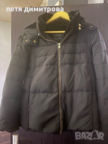 Zara-топло яке с пух и пера