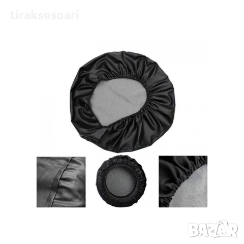 Калъф за резервна гума ВЪЛК 15 цола – еко кожа, за джипове, снимка 2 - Аксесоари и консумативи - 52034297