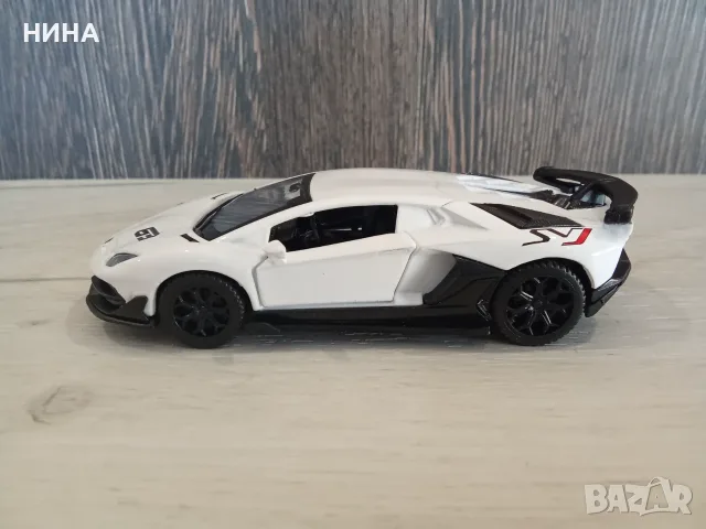 Метална количка Lamborghini Aventador SVJ !!!, снимка 3 - Колекции - 56298478