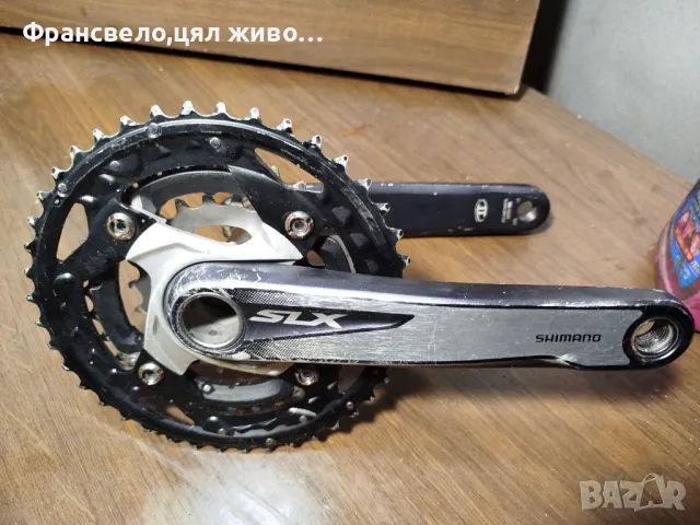 Курбел за велосипед колело Shimano slx fc m 670, снимка 1 - Части за велосипеди - 49232736