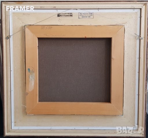 Тома Трифоновски 1939 - 2010 Пролет красива картина масло, снимка 6 - Картини - 38796440