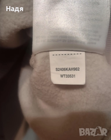 Оригинален Дамски ватиран суичър New Balance Linear Heritage Brushed Back Fleece Hoodie, снимка 5 - Суичъри - 52842138