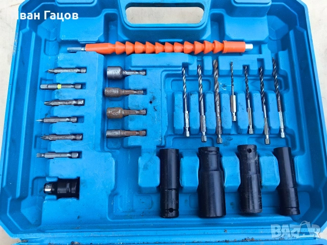 Гайковерт с 2 батерии и зарядно, снимка 3 - Други инструменти - 54082825