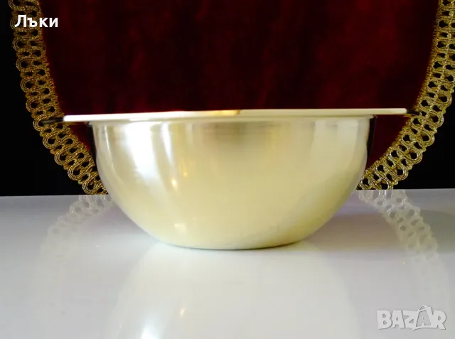 Бронзов съд за сервиране,купа 450 мл. , снимка 4 - Антикварни и старинни предмети - 49944651