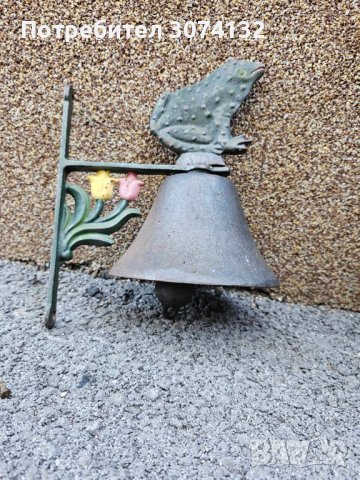 Стара камбанка от чугун, снимка 3 - Антикварни и старинни предмети - 42766417