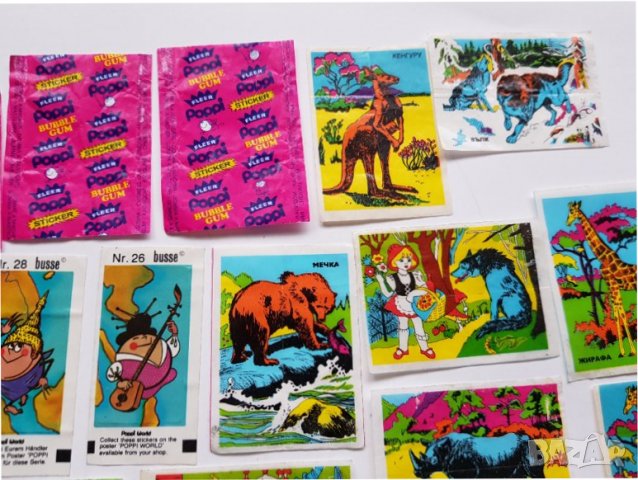 Картинки и опаковки от дъвки , снимка 4 - Колекции - 39007529