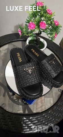 PRADA 💎Дамски Чехли , снимка 2 - Чехли - 54034034