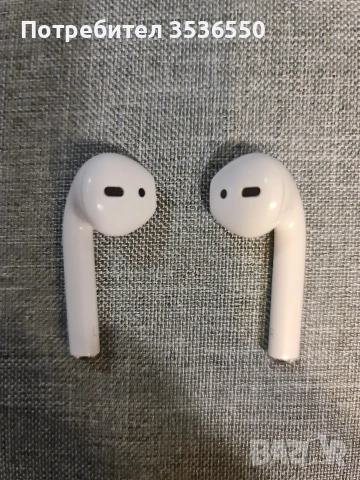 Безжични слушалки Apple AirPods 2nd Generation (2ра генерация) + кабел, снимка 5 - Безжични зарядни - 54324045