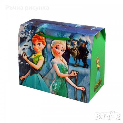 Картонена кутия чантичка"Замръзналото кралство"