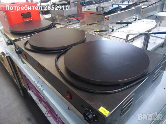 Професионални котлони за палачинки и катми 2 модела. Чисто нови. Цена 299лв/152,88€, снимка 3 - Котлони - 28709466