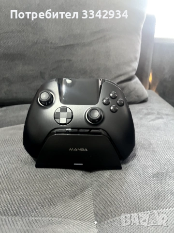 Гейминг Контролер Manba 1, Геймърски Контролер с RGB осветление и станция за зареждане - Чисто Нов, снимка 9 - Аксесоари - 54179078