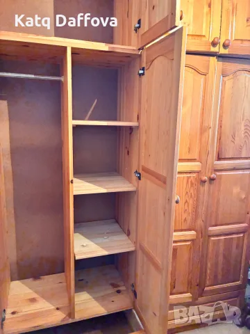 Продавам 2 гардероба и легло от чам!, снимка 5 - Гардероби - 56516562