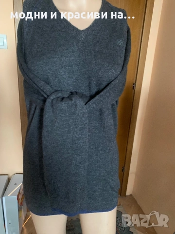 Мъжки пуловер с V-образно деколте Ted Baker, размер 2, снимка 5 - Пуловери - 53280945