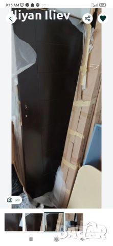 Нови интериорни врати цвят венге, комплект с каси и первази , снимка 3 - Интериорни врати - 51716264