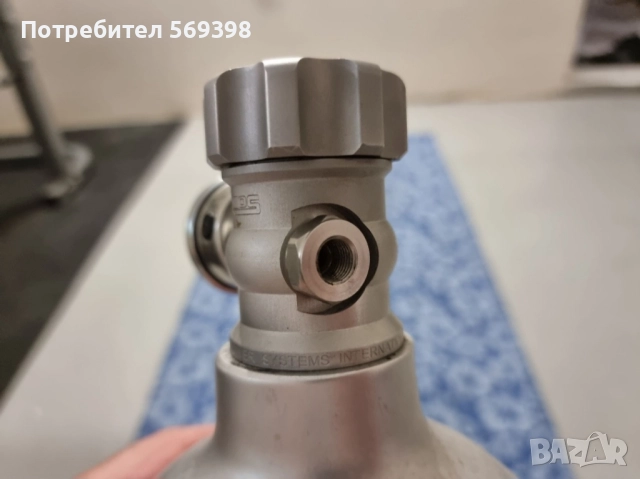 Алминиева Нитро Бутилка NITROUS Wizards of Nos 11lb bottle за кола, снимка 5 - Части - 51625394