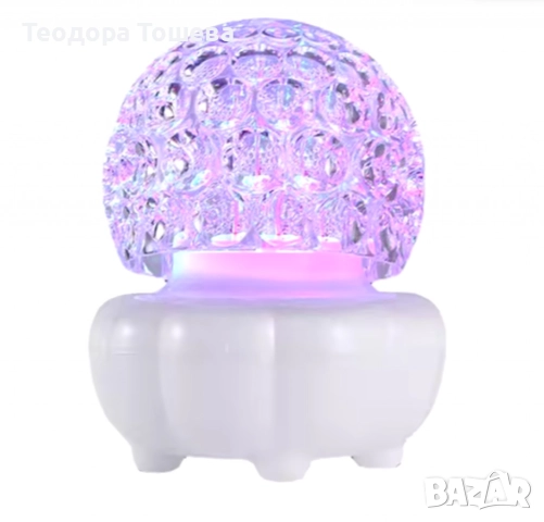 Кристална топка въртяща се , снимка 4 - Декорация за дома - 52794636