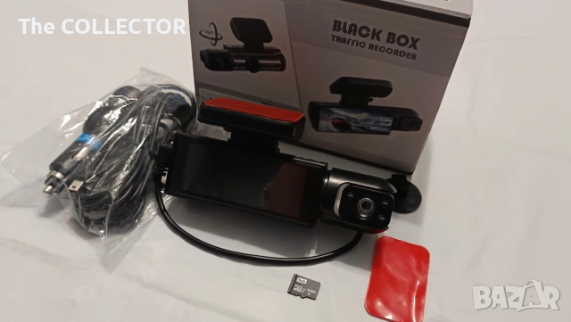 Автомобилен видеорегистратор с 2 камери – Full HD + 32GB карта, снимка 2 - Аксесоари и консумативи - 53142125