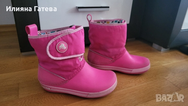 Апрески боти ботуши за момиче Crocs размер 33-34,21 см стелка