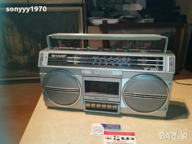 sharp gf-4343 stereo-внос sweden 1110202045, снимка 3 - Радиокасетофони, транзистори - 30384244