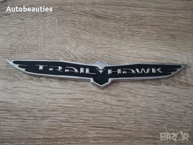 Jeep  Trailhawk черна емблема голям размер