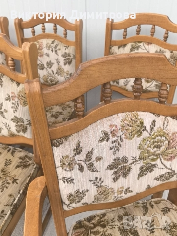 Комплект от 6 трапезни стола , снимка 3 - Столове - 52124301