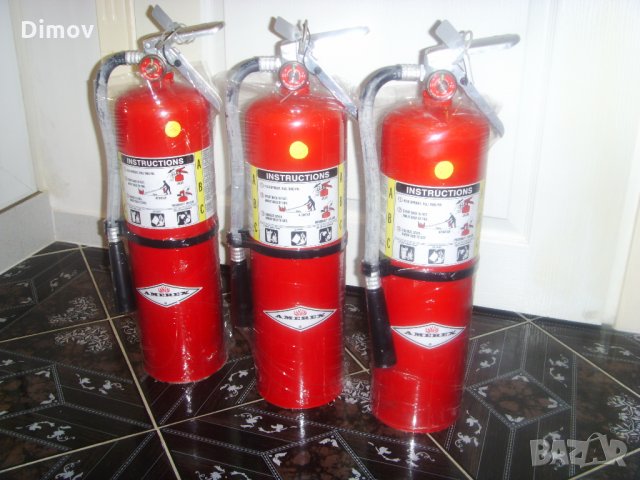 Пожарогасител , Amerex (USA) B456 10. ABC сух химически пожарогасител., снимка 11 - Друго търговско оборудване - 35255674