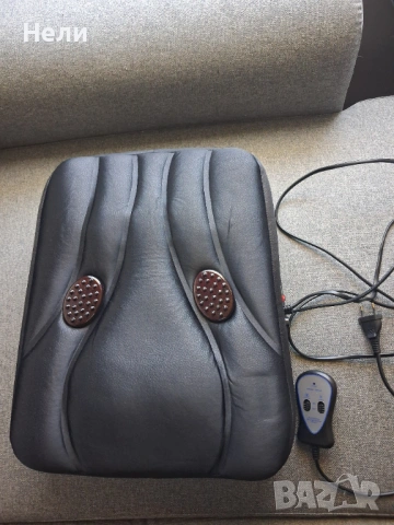 МАСАЖИРАЩА СЕДАЛКА за гръб и шия