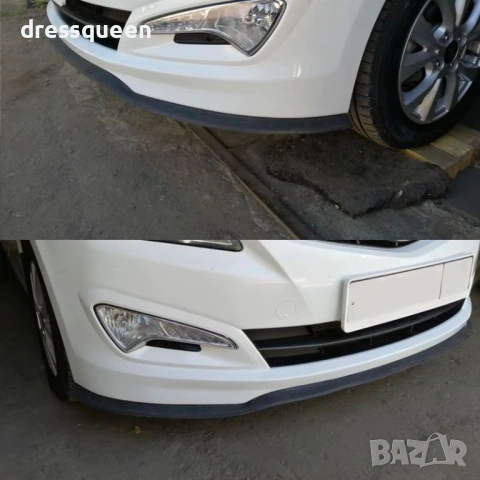 4541 Защитна гъвкава лайсна за броня – Гумен лип спойлер 250см (Черна), снимка 2 - Аксесоари и консумативи - 54069601